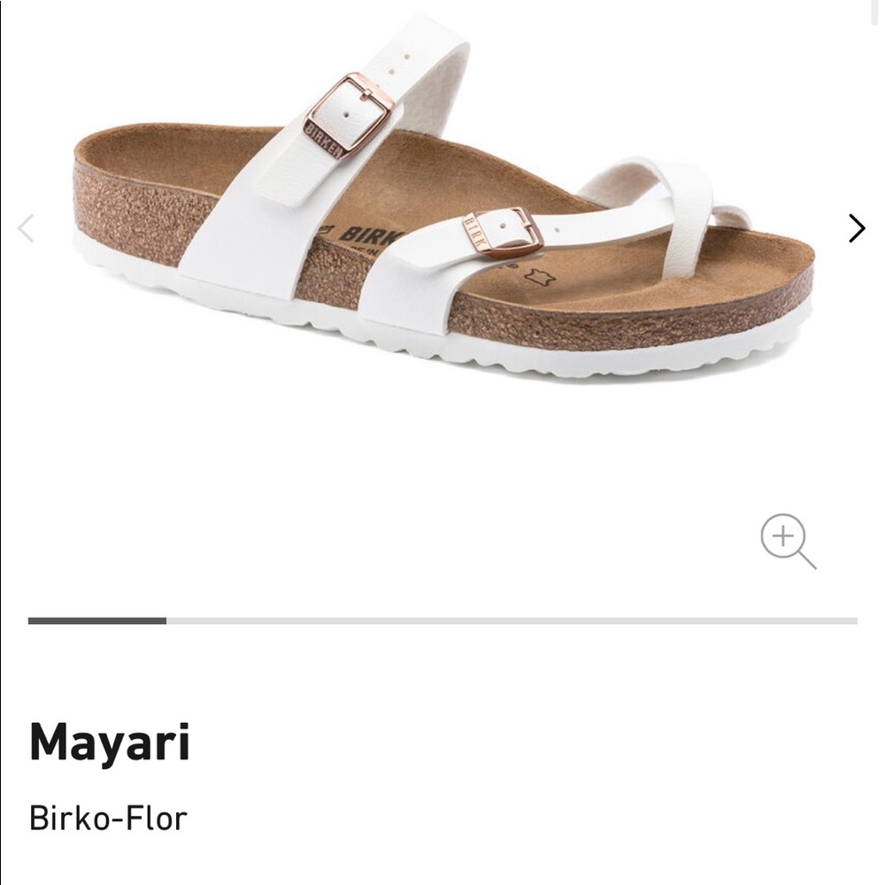 Birkenstock Mayari white size 5-5 1/2 (36)